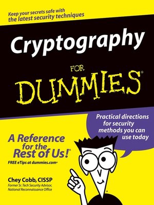 cover image of Cryptography For Dummies